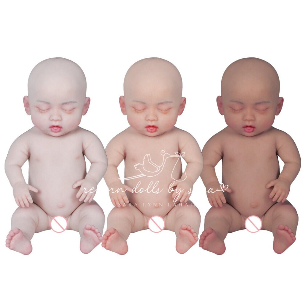18.5" Olivia Silicone Reborn Baby Doll Girl Sleeping – Reborn by Sara