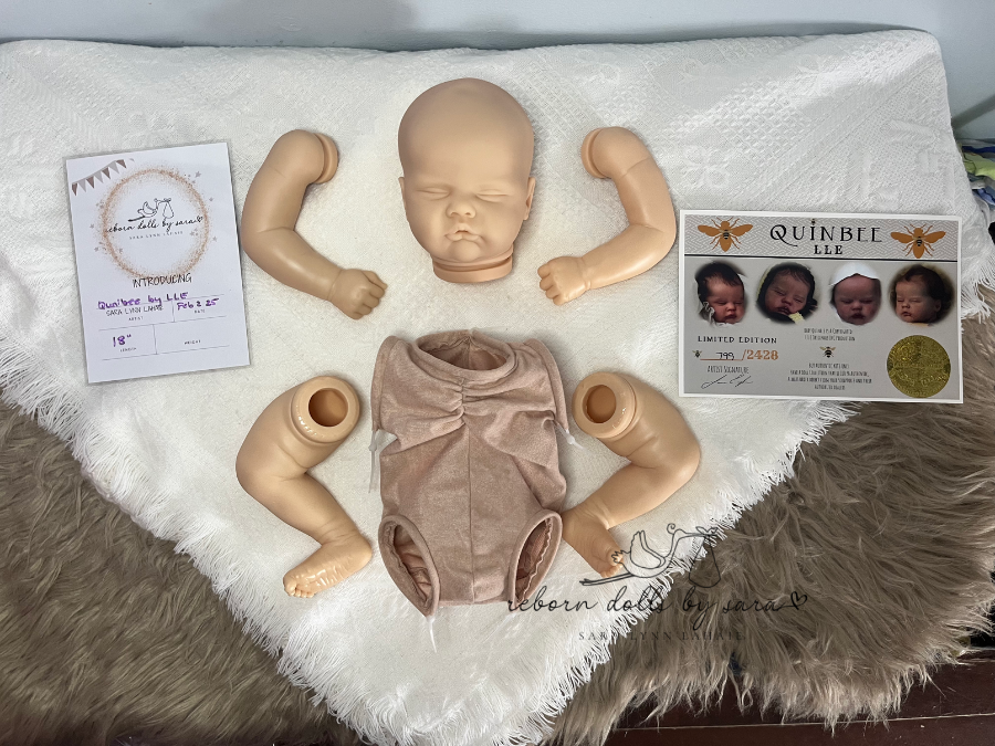 Blank Kit SOLE 18" Quinbee By LLE Laura Lee Eagles Reborn Doll