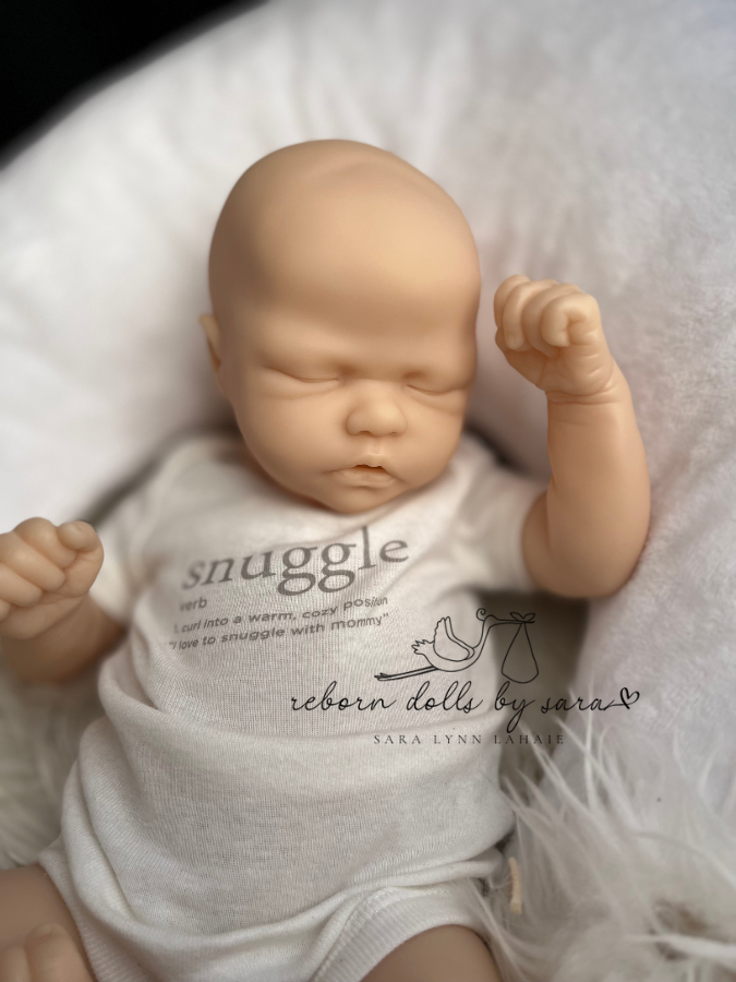 Blank reborn doll kit Trouble by Nikki Johnson extremely rare vinyl art piece. 