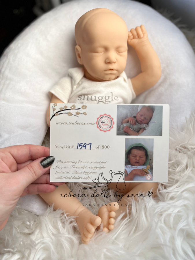 Blank sold out limited edition SOLE vinyl reborn doll kit for sale Manuela By Rafaela Spiandorelli. Sold by Sara Lahaie from Reborn Dolls by Sara in Arnprior, Ontario, Canada.