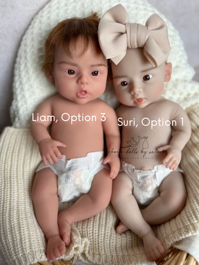 18.5 Liam Full Body Silicone Drink and Wet Asian Reborn Baby Boy Doll –  Reborn Dolls by Sara