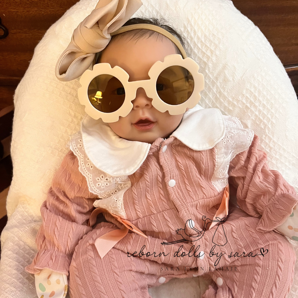 Lilyloo Sunglass and Bow Set for Reborn Babies Reborn Dolls by Sara