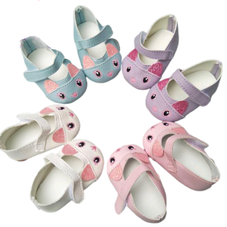 Mary Jane Kitten reborn doll shoes for micro, mini and preemie reborn dolls. Also fits american girl dolls, berenguer babies and baby alive dolls.
