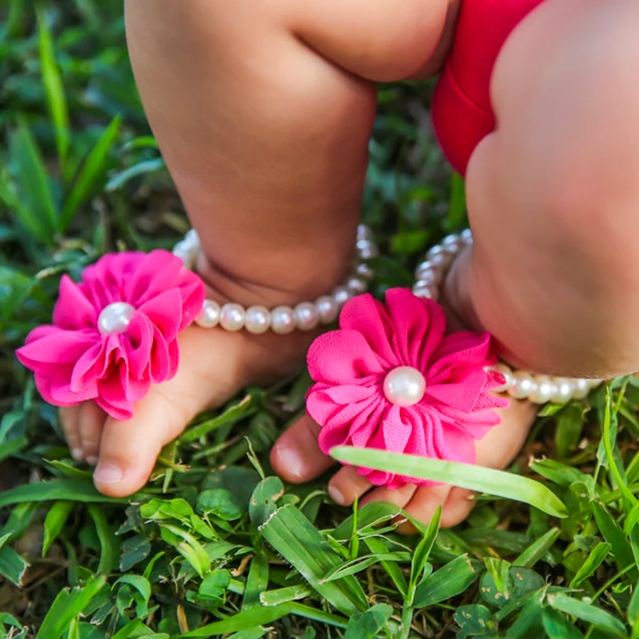 Tootsie Blooms Newborn Baby Pearl Barefoot Sandals for Reborn Dolls Reborn Dolls by Sara