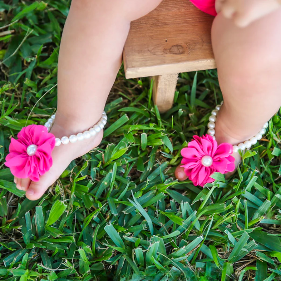 Baby Crochet Shoes Infant Cotton Shoes Girls cute Barefoot Sandals –  MYSTYLEMYCLOTHING™