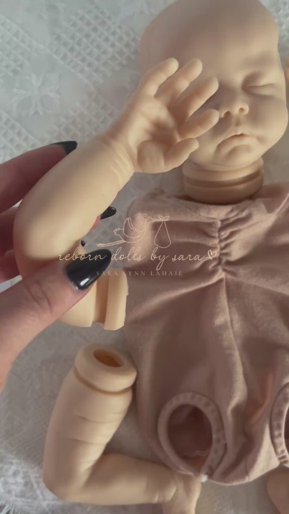 Video of Blank Kit SOLE 18" Delilah By Nikki Johnston Reborn Doll for sale.