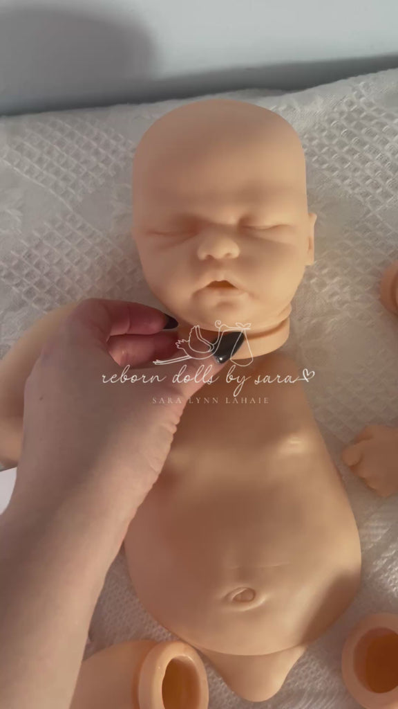 Video of blank reborn doll kit 15" Trouble by Nikki Johnston Reborns for Sale Canada