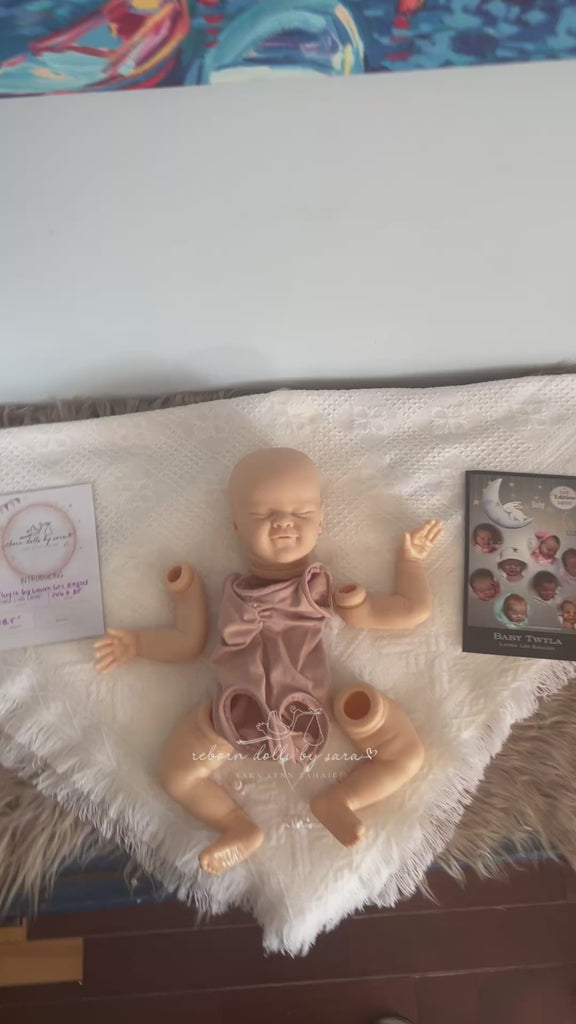 Video of blank reborn doll kit Twyla by Laura Lee Eagles LLE Reborns for Sale Canada