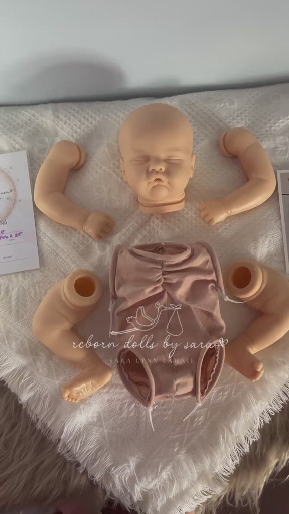 Blank Kit SOLE 18.5" Quinbee by Laura Lee Eagles LLE Reborn dolls for sale vinyl.
