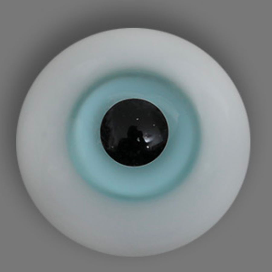 6mm to 18mm Husky Blue Half Back Glass Eyes Reborn Doll Supplies