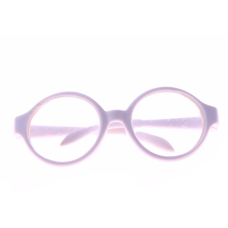 White round Reborn Baby Glasses Dolly Eyewear American Girl Doll Accessories