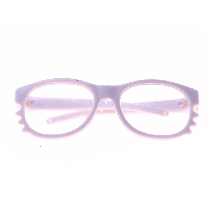 White purple rectangle Reborn Baby Glasses Dolly Eyewear American Girl Doll Accessories