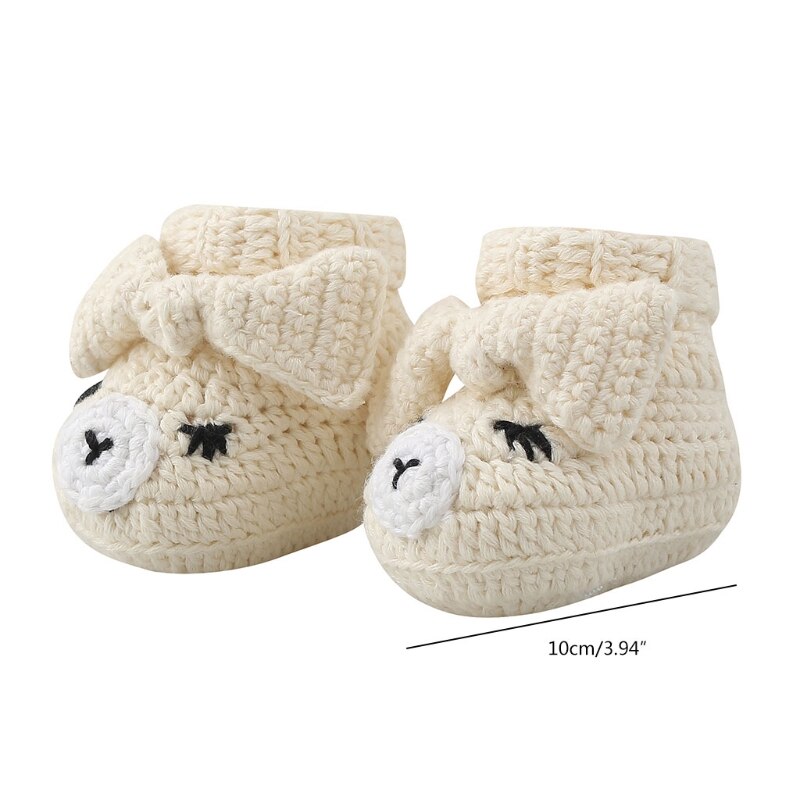 Creamy white teddy bear crochet reborn baby, newborn and cuddle baby slippers.