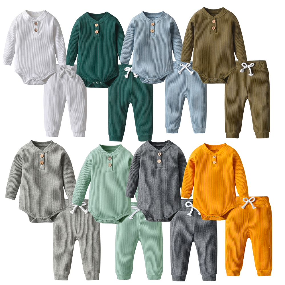 The Baby Oliver Ribbed Jogging Suit for Reborn Boys, newborns and babies.