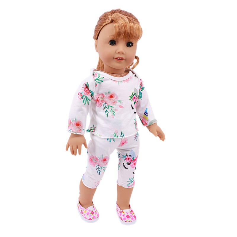 White unicorn Preemie and small doll pyjamas for micro and mini reborn dolls up to 17" in height, Berenguer babies, American Girl Dolls, Baby Alive, Baby Born, Tink, Twin A, Twin B, Delilah, etc.