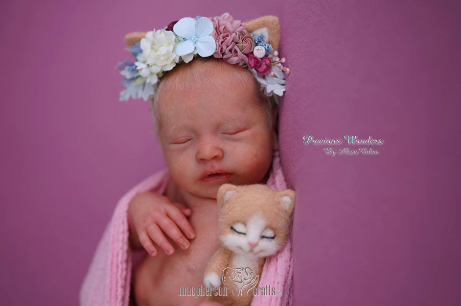 Custom Reborn Doll Manuela by Rafaela Spiandorelli available for adoption.