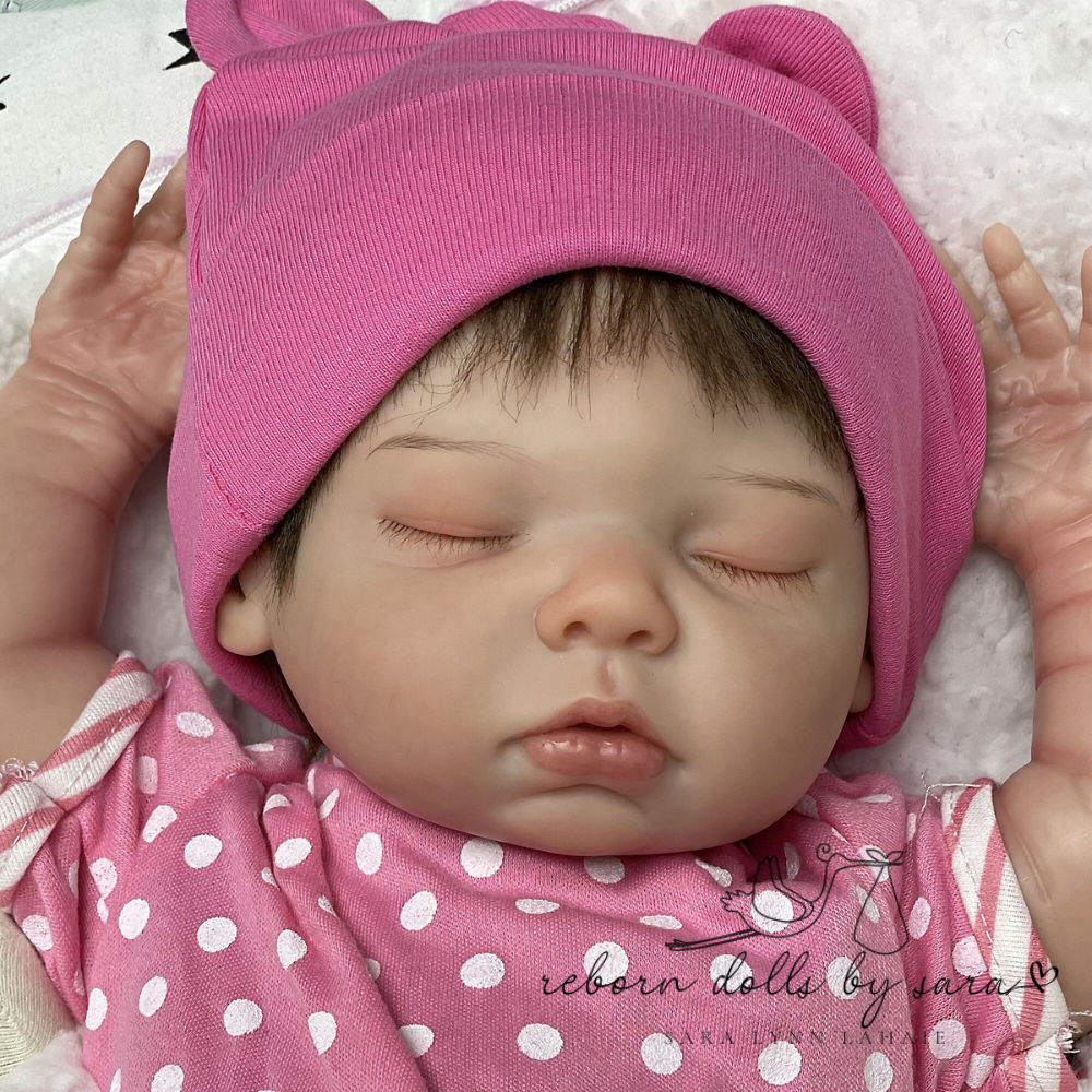 18.5 Olivia Full Body Silicone Asian Reborn Baby Doll Girl Sleeping – Reborn  Dolls by Sara